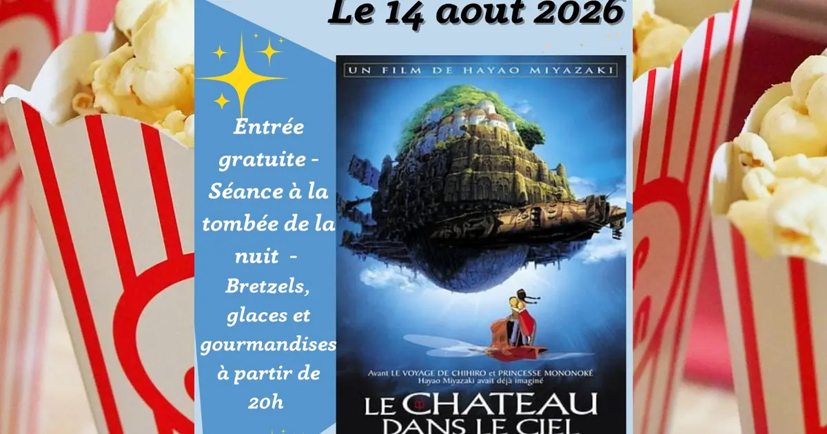 Ciné plein air "Le château dans le ciel"
