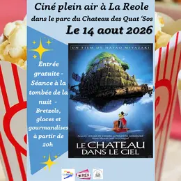 Ciné plein air Le château dans le ciel