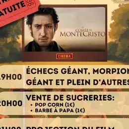 Ciné plein air : le Comte de Monte-Cristo