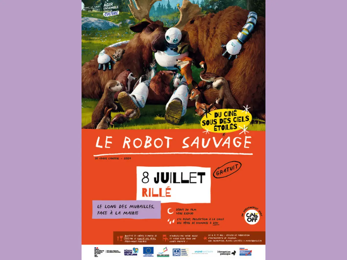 Ciné plein air Le robot sauvage