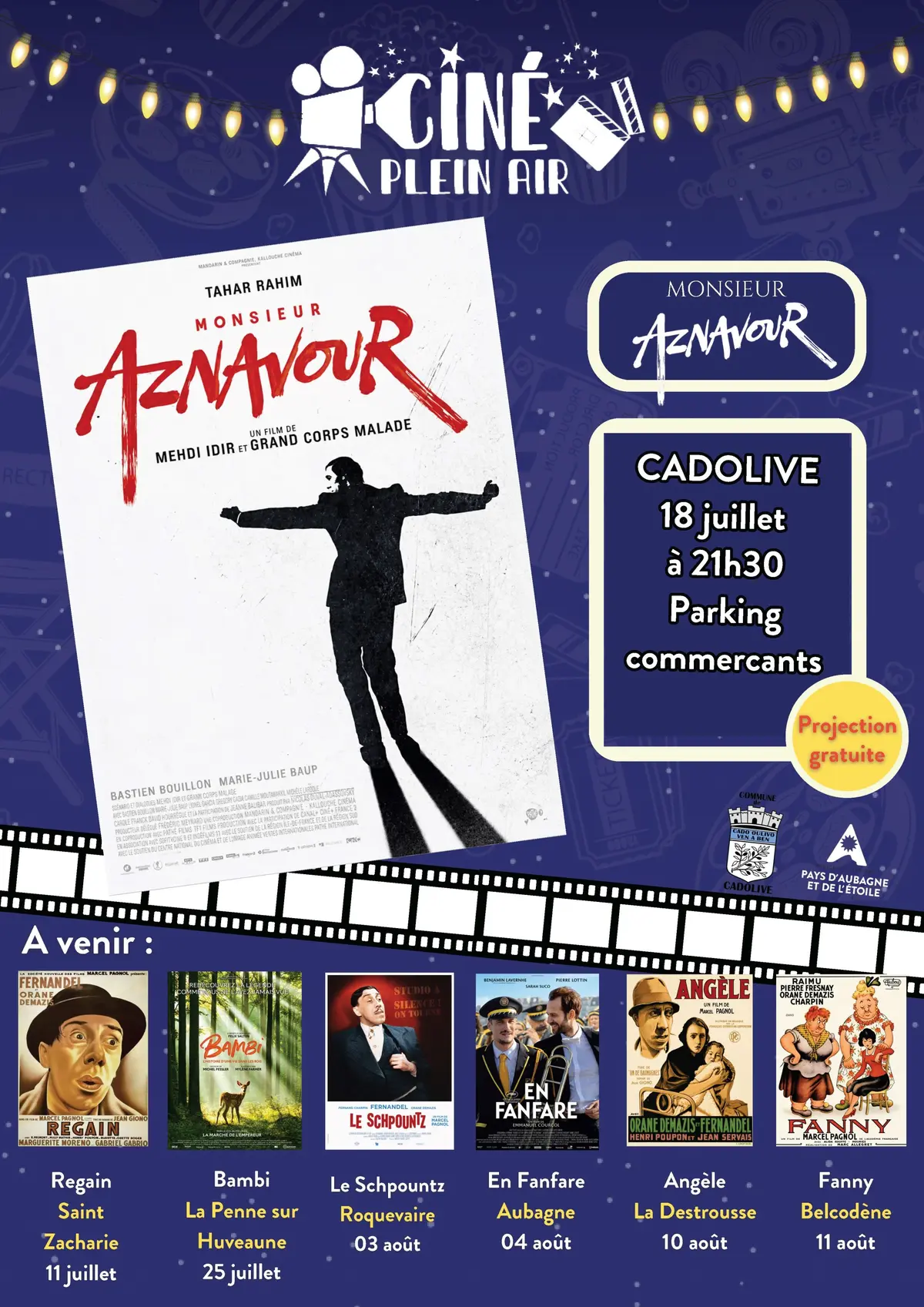 Ciné plein air - Monsieur Aznavour