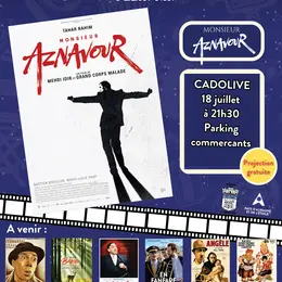 Ciné plein air - Monsieur Aznavour