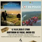 Ciné rencontre à Figeac :  Compostelle, chemin de vie et Lot en pouce
