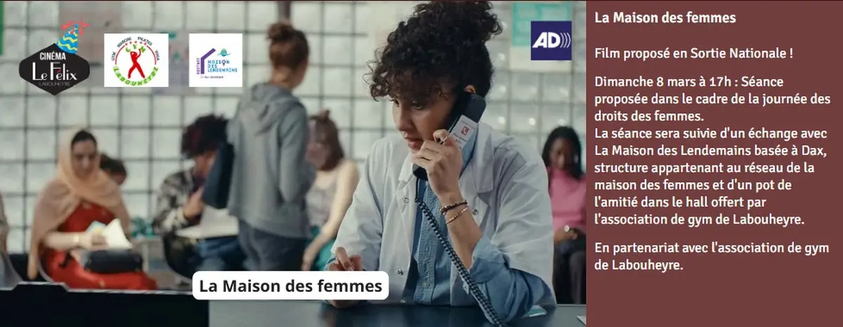 Ciné rencontre : La Maison des femmes  - 10 ans du Félix