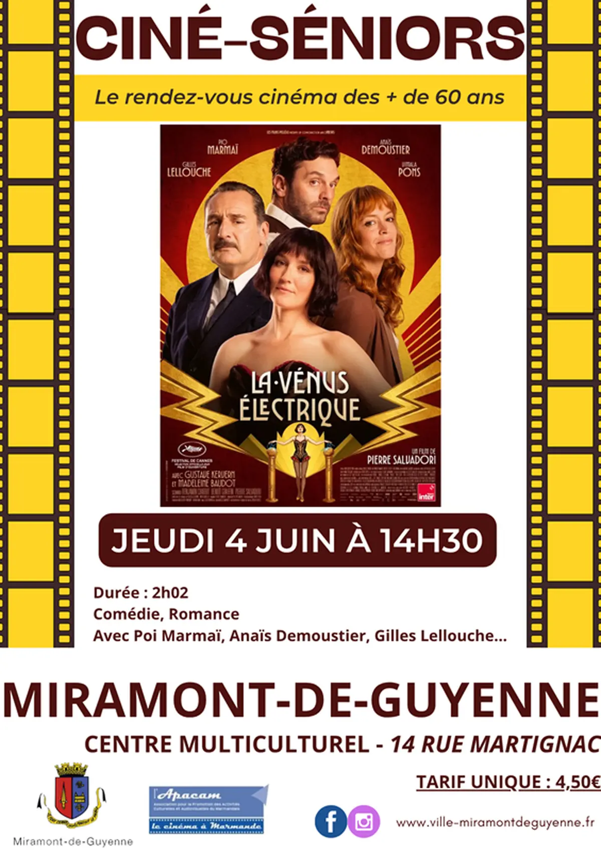 Ciné-séniors : La vénus électrique