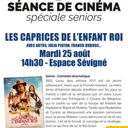 Ciné Seniors - Les Caprices de l’Enfant Roi
