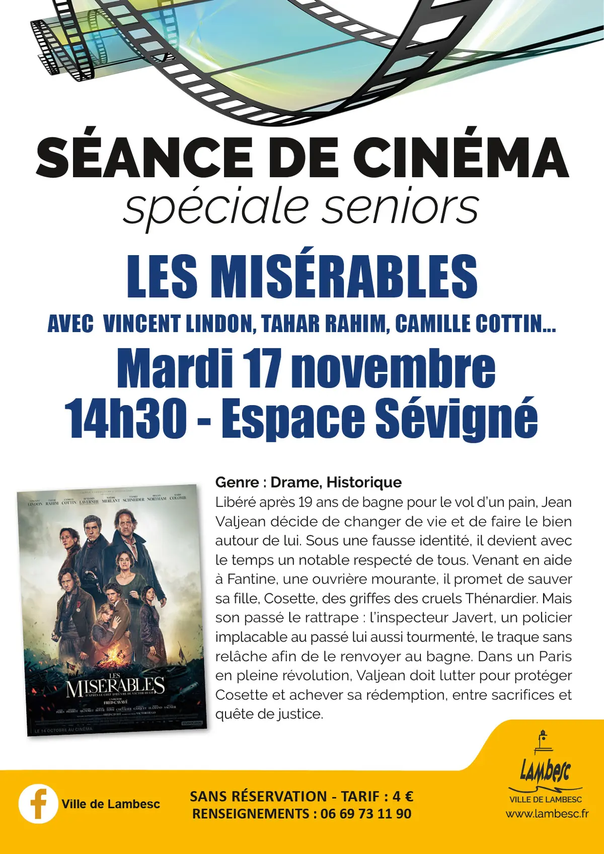 Ciné Seniors - Les Misérables