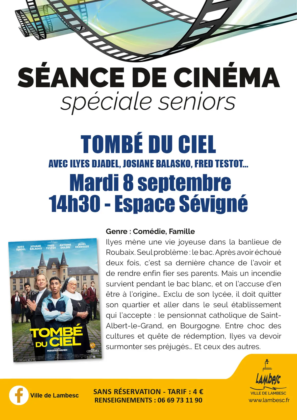 Ciné Seniors - Tombé du ciel
