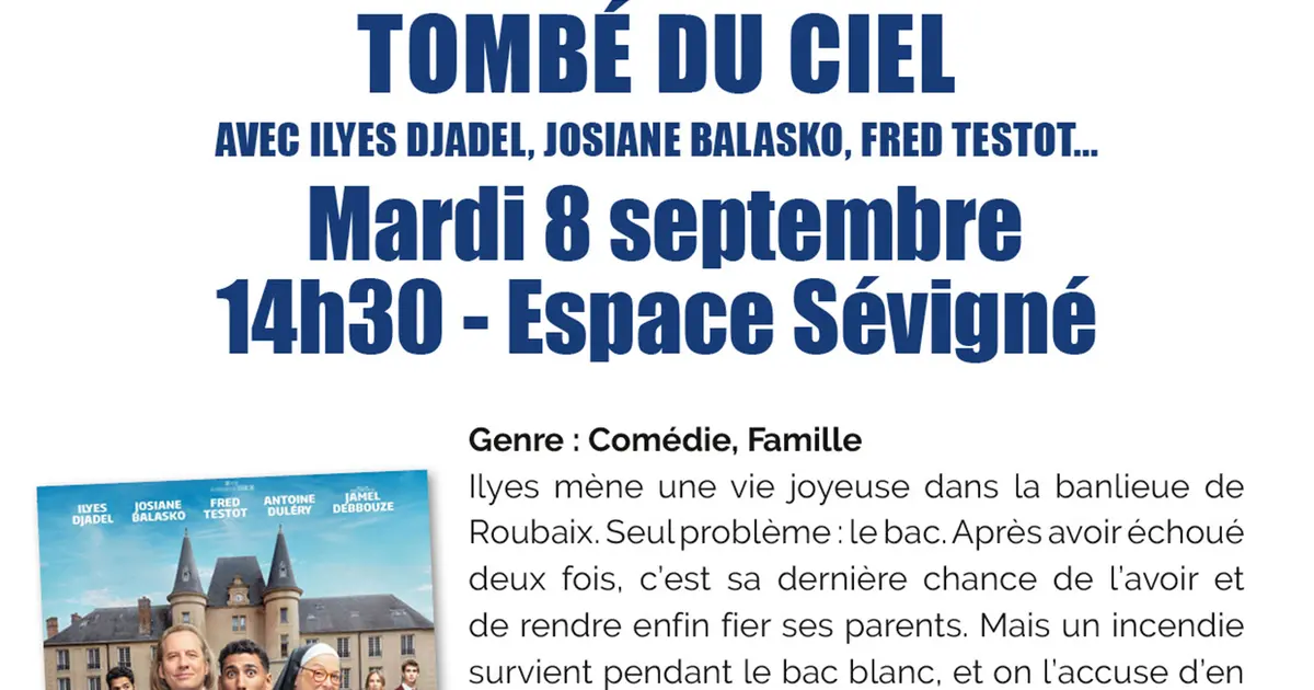 Ciné Seniors - Tombé du ciel