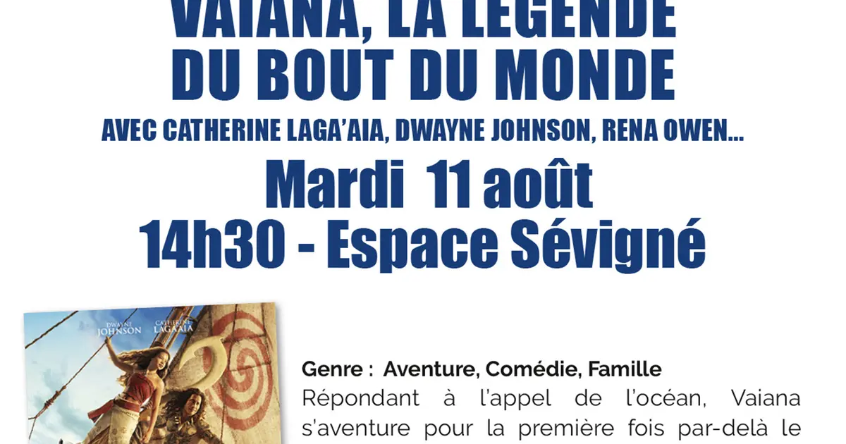 Ciné Seniors - Vaiana, la légende du bout du monde