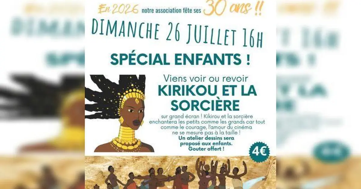 Ciné spécial enfants "Kirikou et la sorcière"