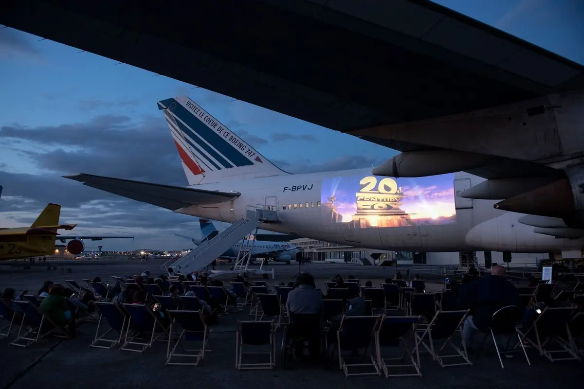 Ciné Tarmac - Projections de films en plein air sur le tarmac du Bourget