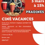 Ciné vacances à la médiathèque de Pradines
