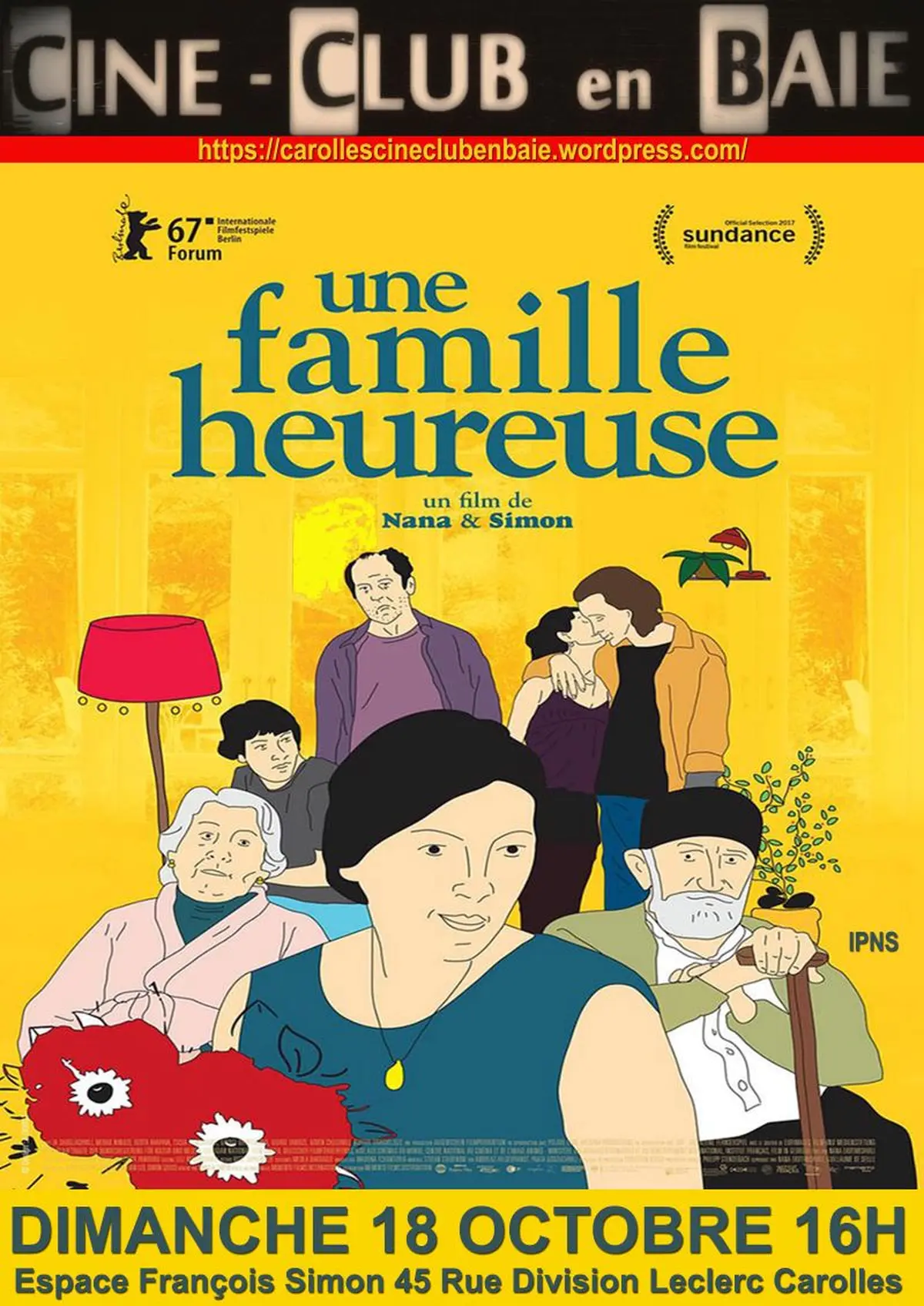 Cinéclub en baie présente Une famille heureuse de Simon Grob