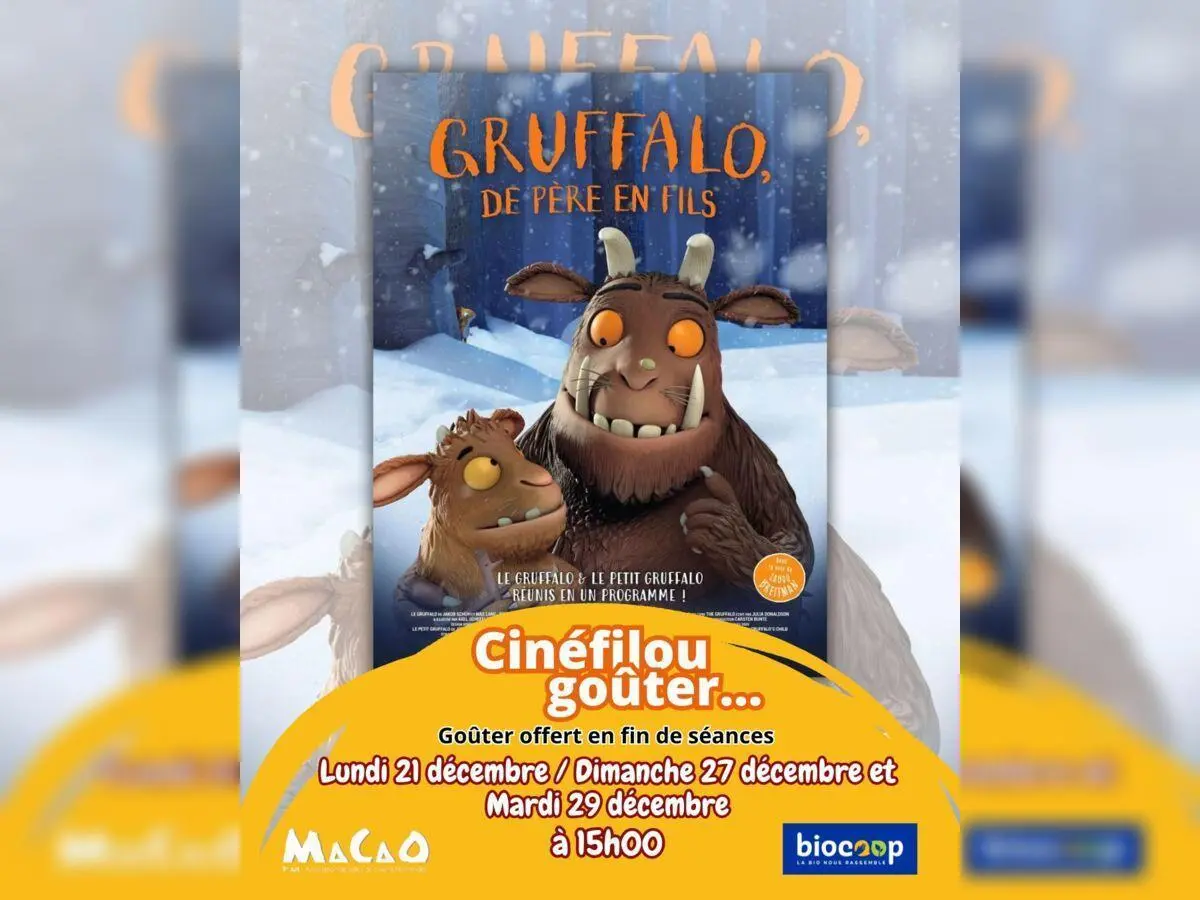Cinéfilou Goûter Gruffalo de père en fils