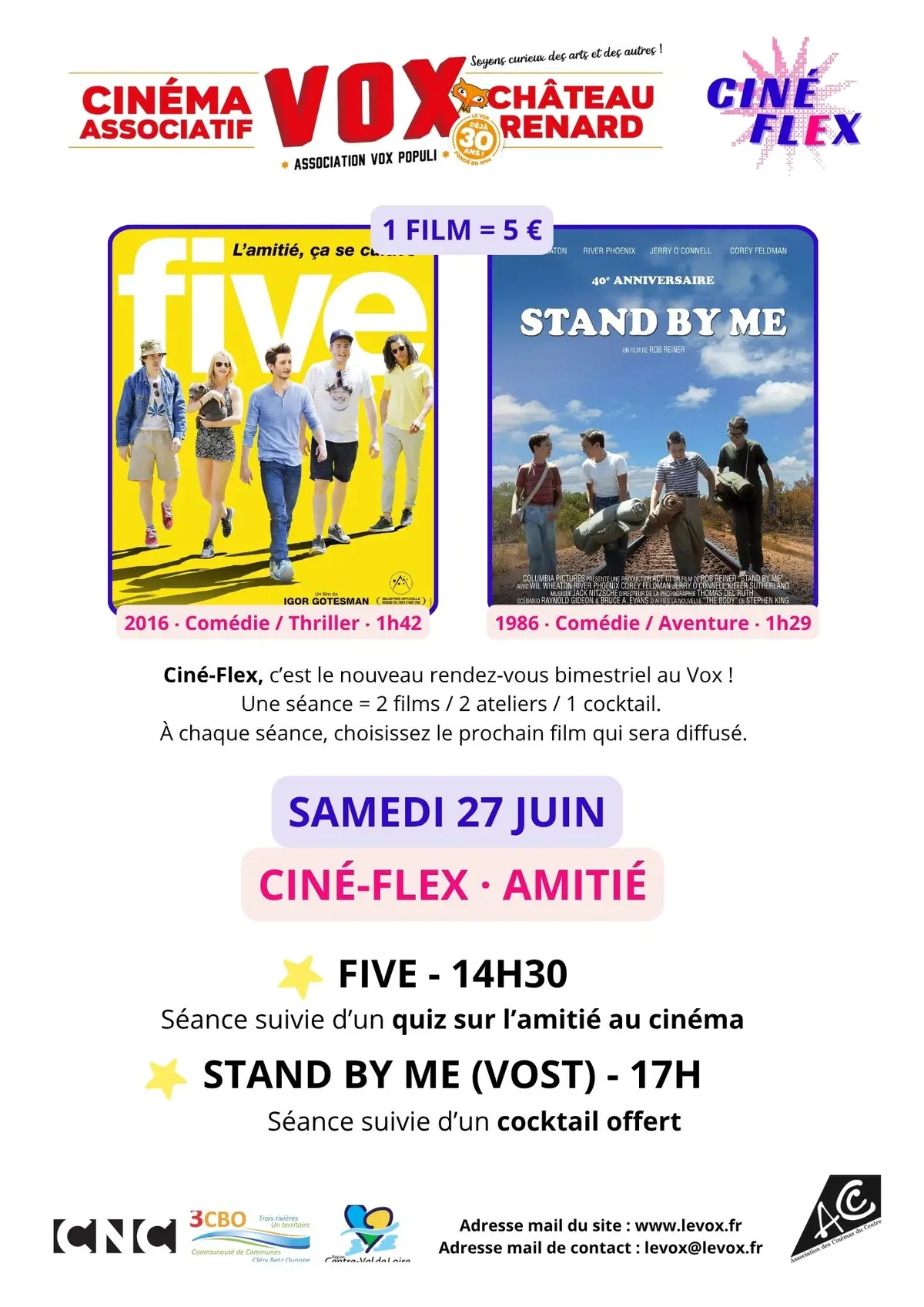 Cinéflex : thématique de l'amitié