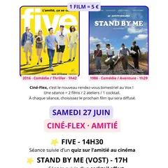 Cinéflex : thématique de l'amitié