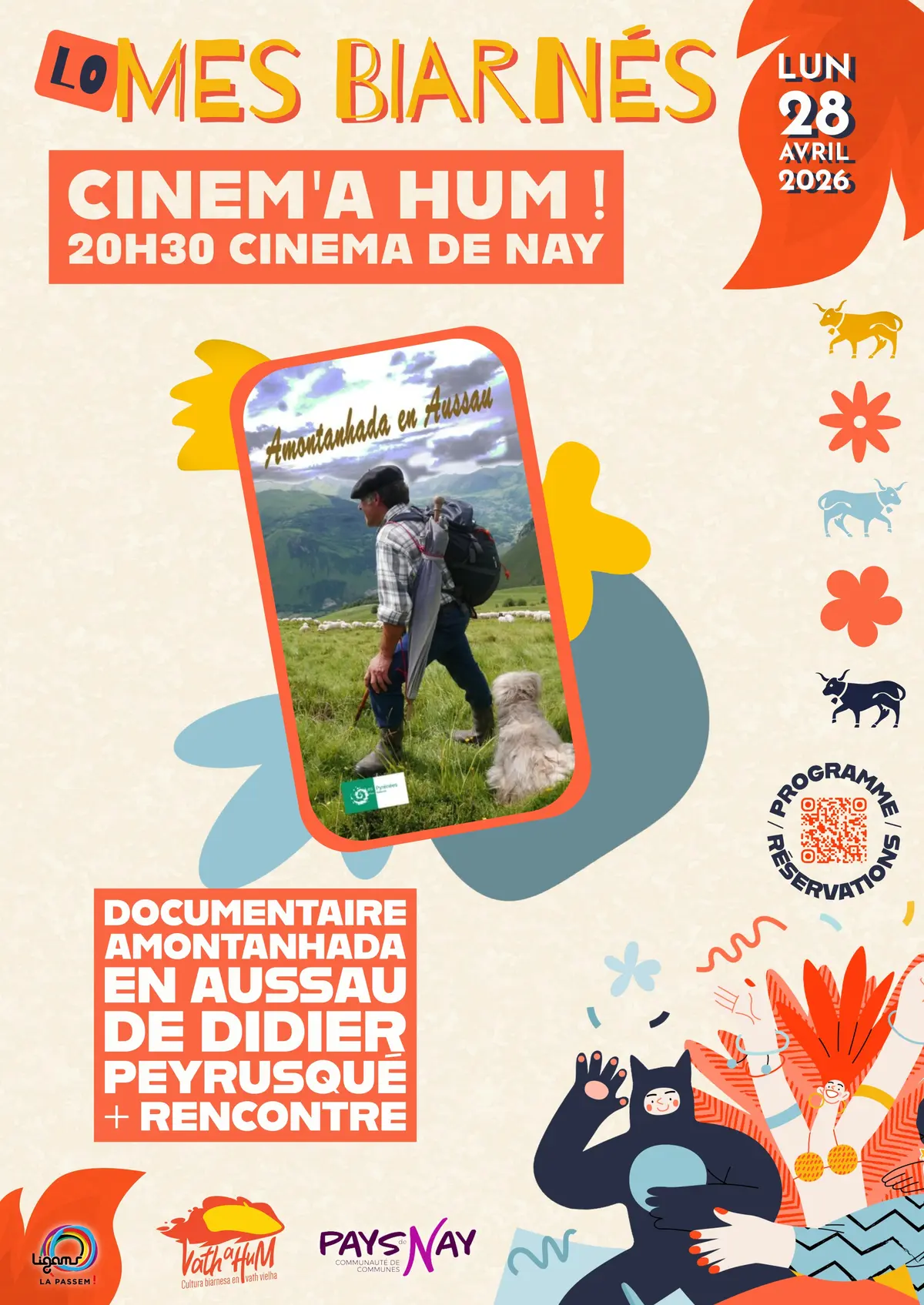 CINEM'A HUM! Doc AMONTANHADA EN AUSSAU + Rencontre DIDIER PEYRUSQUÉ