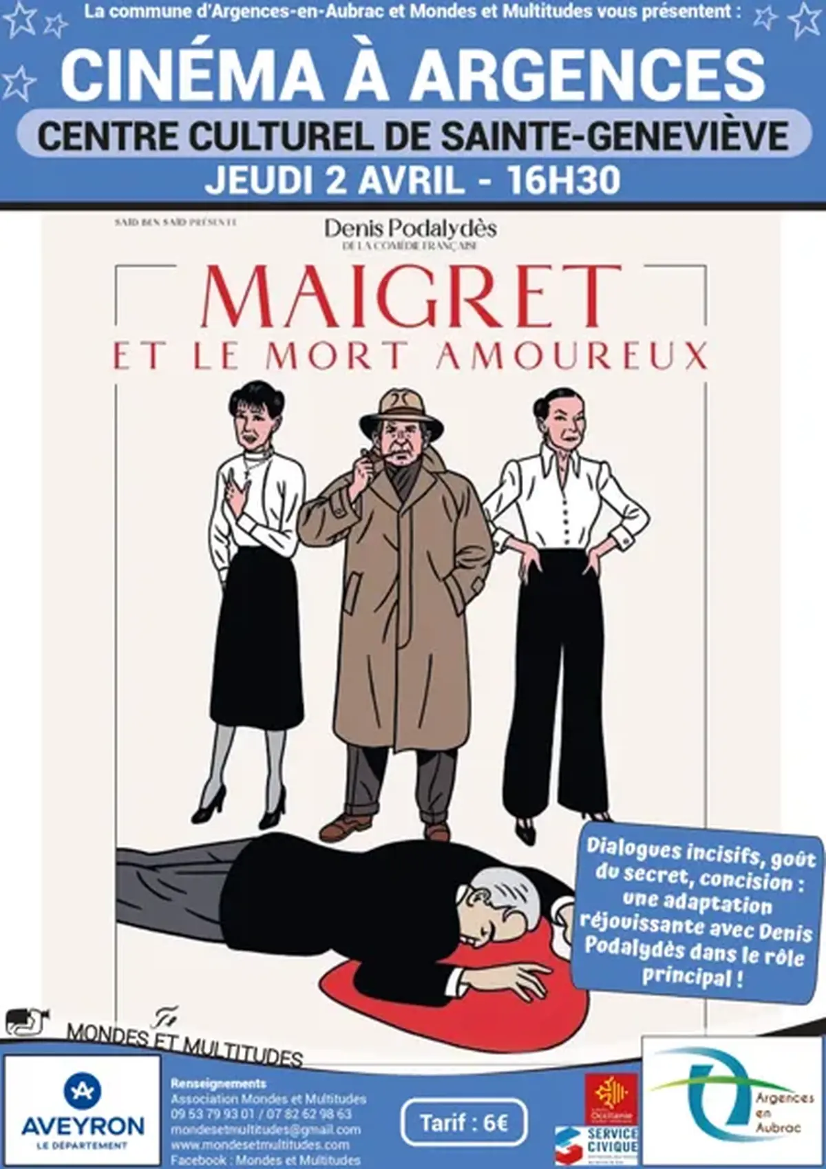 Cinéma à Argences-en-Aubrac