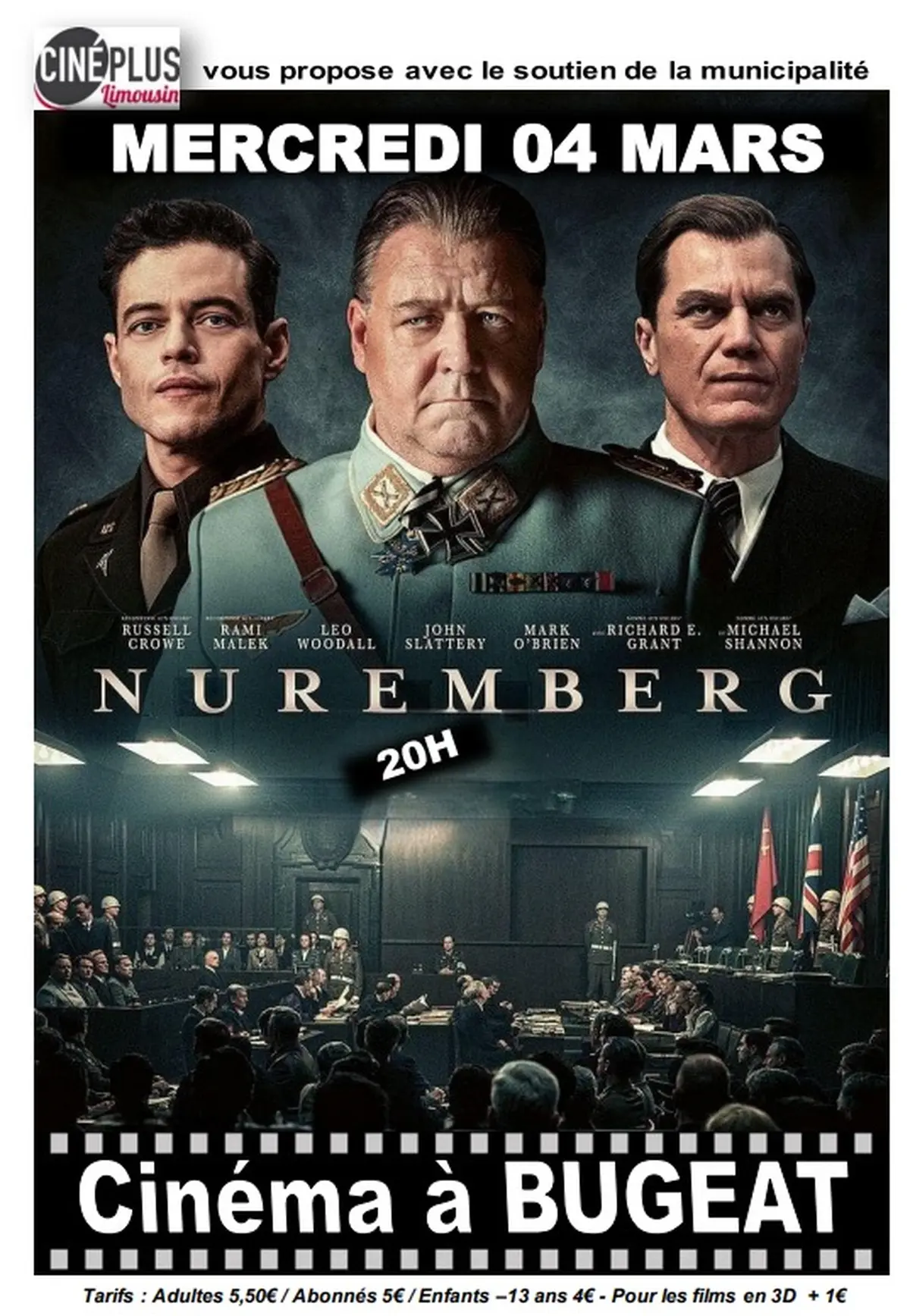 Cinéma à Bugeat : Nuremberg