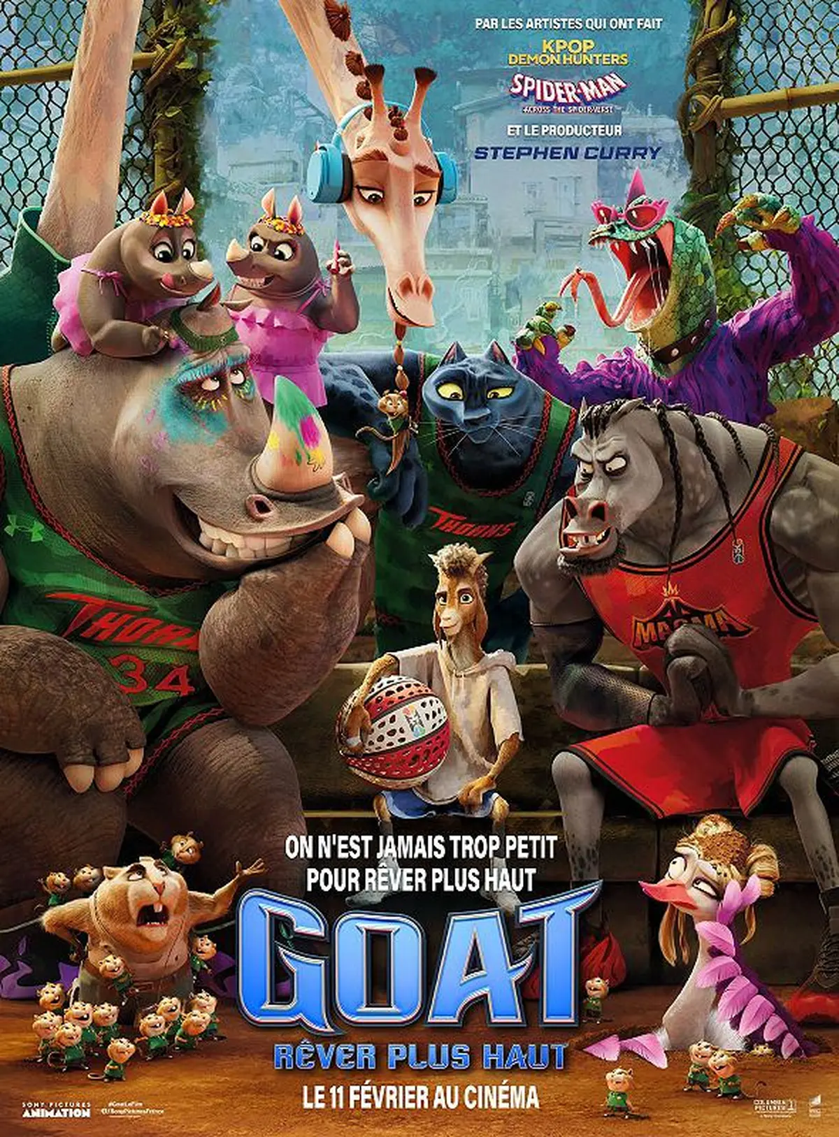 Cinéma à l'auditoire de Joinville Goat, rêver plus haut