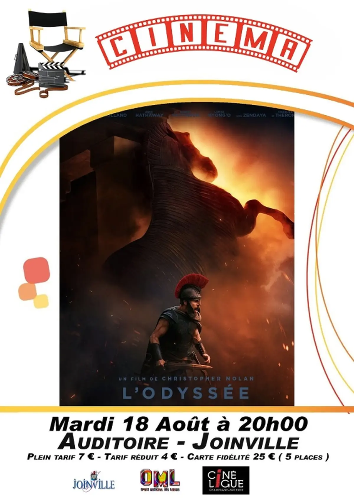 Cinéma à l'auditoire de Joinville L'Odyssée