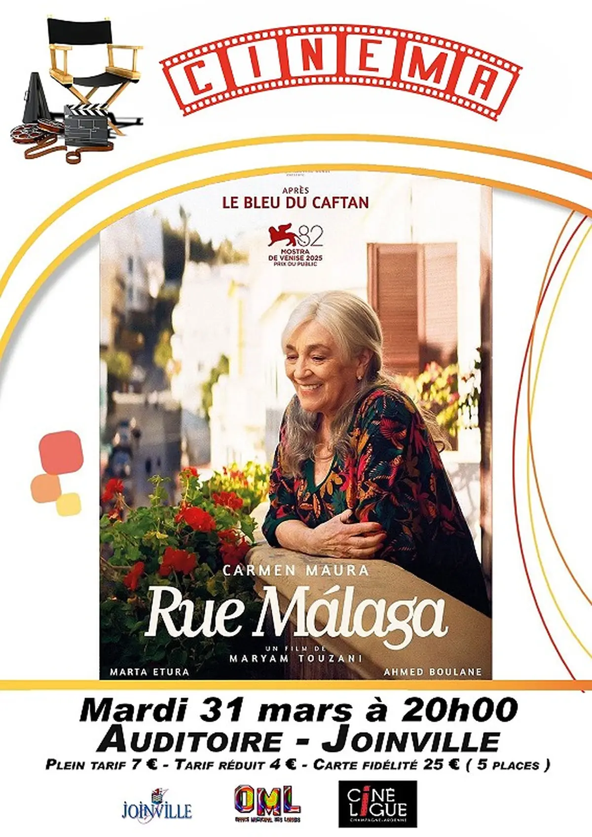 cinéma à l'auditoire de Joinville - Rue Malaga