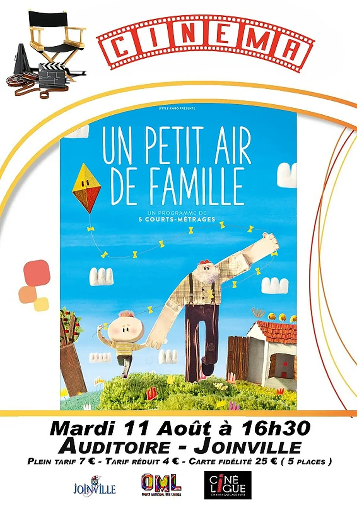 Cinéma à l'auditoire de Joinville : Un petit air de famille
