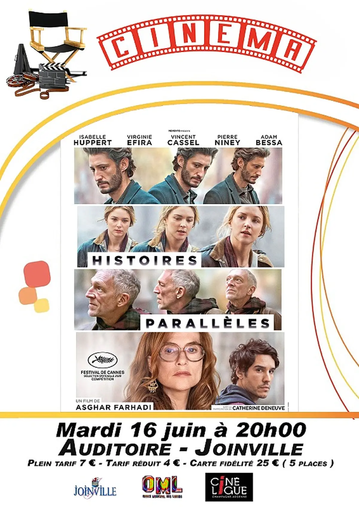Cinéma à l'Auditoire - Histoires parallèles