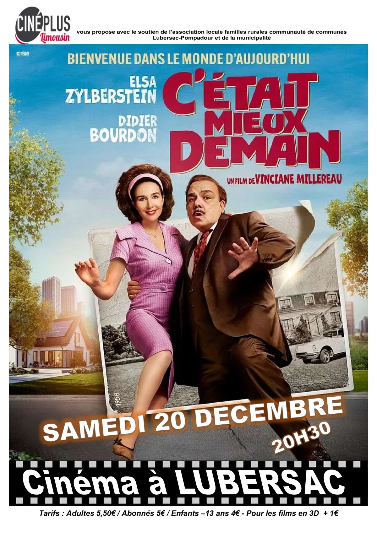 Cinéma à Lubersac : C'était mieux demain