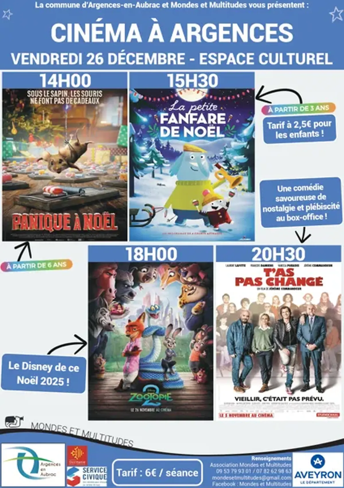 Cinéma à Sainte-Geneviève-sur-Argence