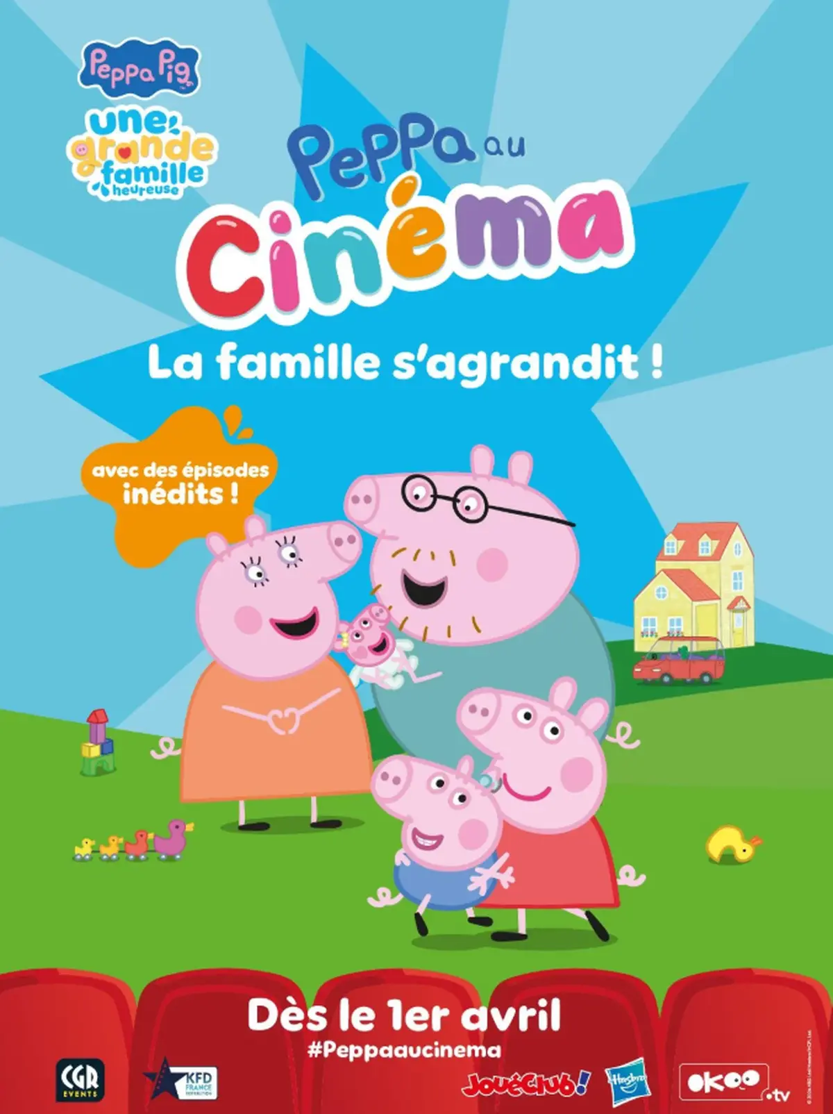 Cinéma Arudy : Peppa au cinéma - la famille s'agrandit !