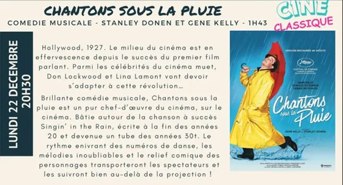 Cinéma - Chantons sous la pluie