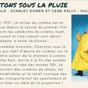 Cinéma - Chantons sous la pluie