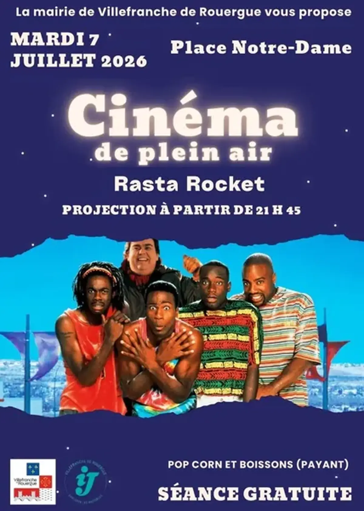 Cinéma de plein air - Rasta Rocket