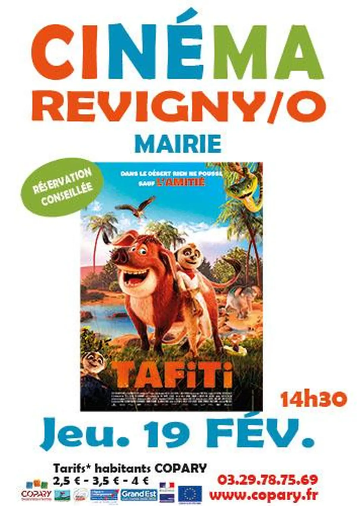 Cinéma en Copary -Tafiti