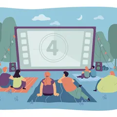 Cinéma en plein air