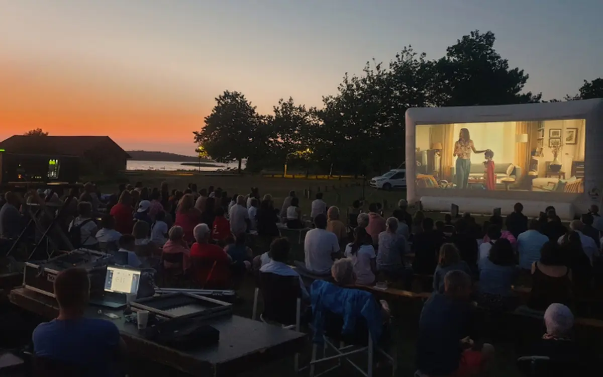 Cinéma en plein air à Biscarrosse-plage
