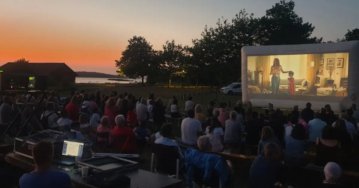 Cinéma en plein air à Biscarrosse-plage