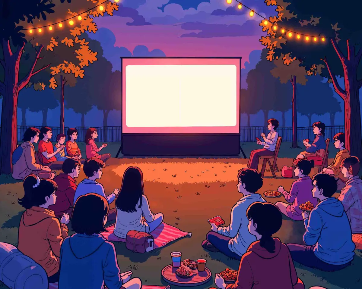 Cinéma en plein air à Feytiat