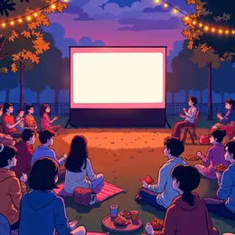 Cinéma en plein air à Feytiat
