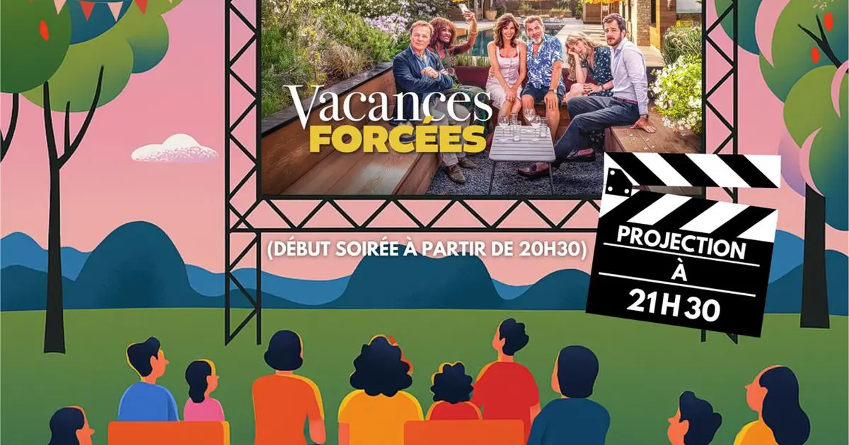 Cinéma en plein air à Luzech