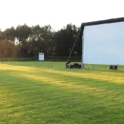 Cinéma en plein air à Ychoux