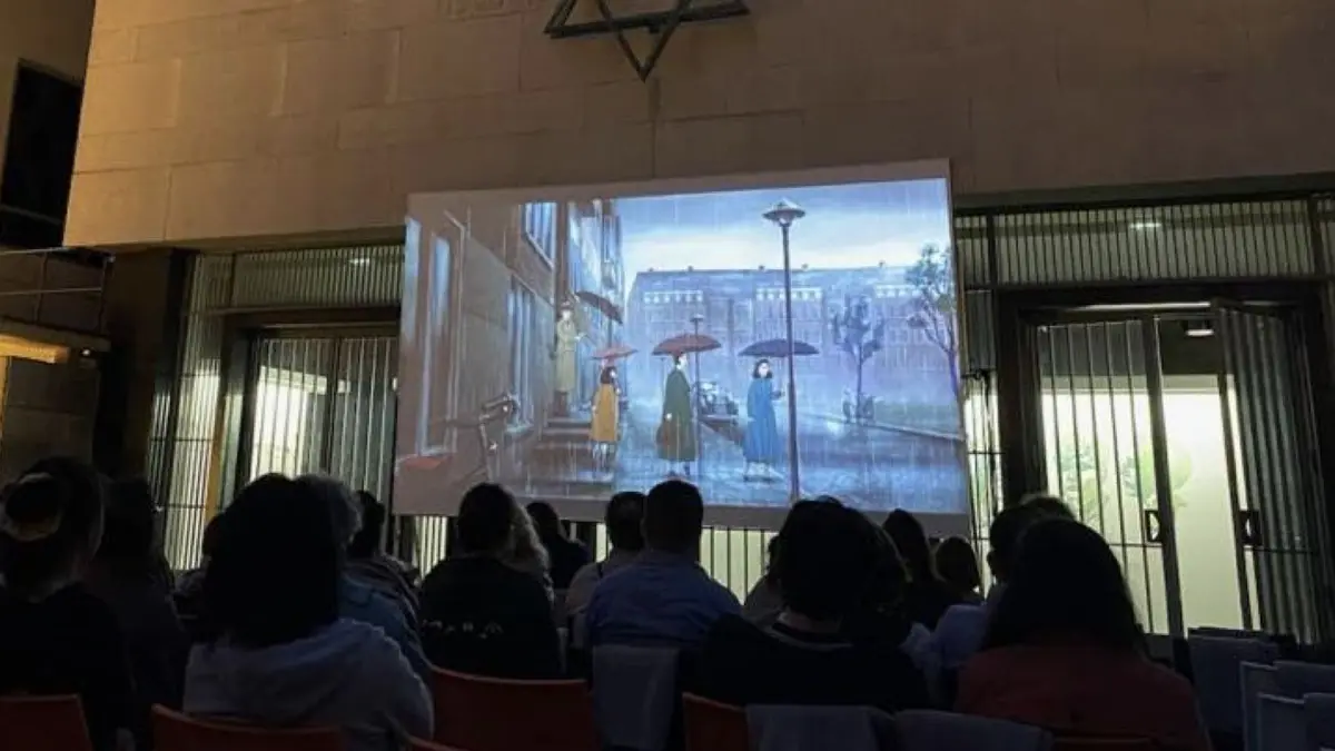 Cinéma en plein air au Mémorial de la Shoah à Paris