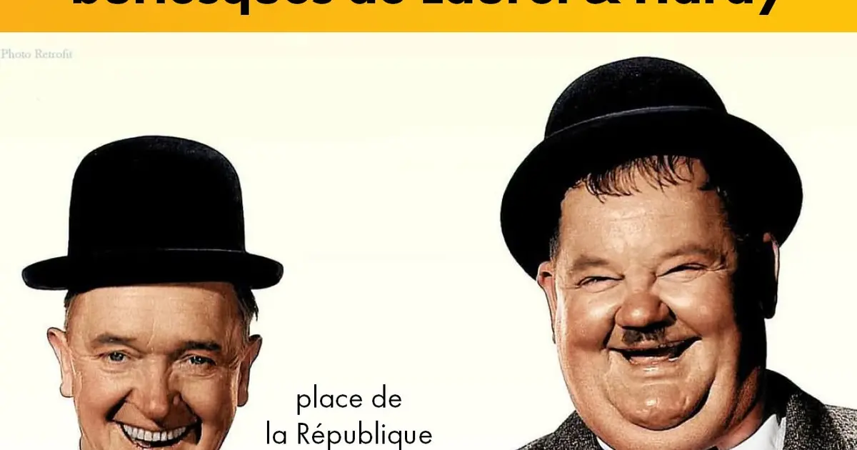 Cinéma en plein air : courts métrages burlesques de Laurel et Hardy