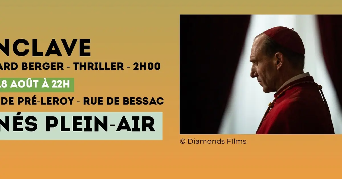 Cinéma en plein-air - Film "Conclave" à Niort