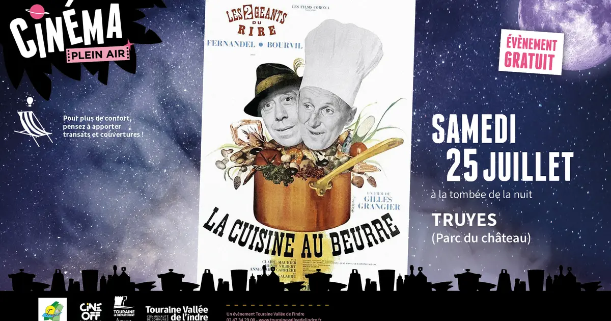 Cinéma en plein air - La Cuisine au beurre