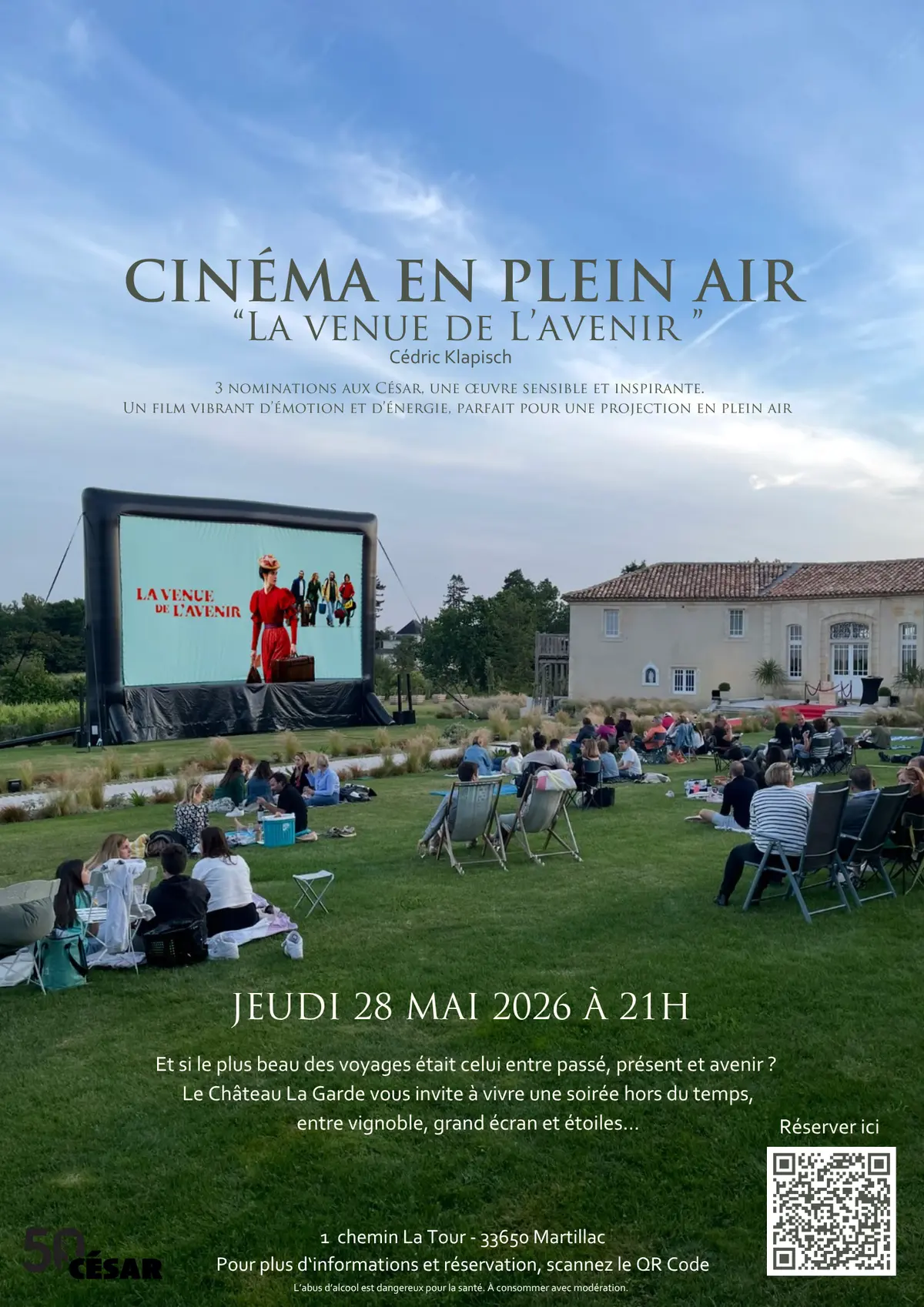Cinéma en Plein air La Venue de l'Avenir
