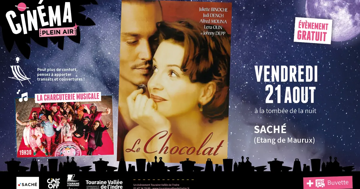 Cinéma en plein air - Le chocolat