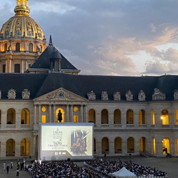 Cinéma en plein air : les Invalides font leur cinéma !